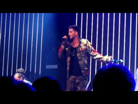 Thumbnail for Adam Lambert - riffing "Trespassing" & intro the band - 3.10.16 Ryman Nashville TN by Trespass (band)