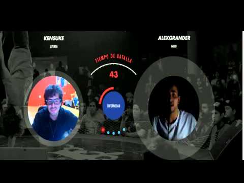 Batalla de Gallos Red Bull 2014 KENSUKE vs ALEXGRANDER