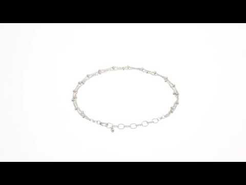 Dogeared Keep It Simple 2 Strand Beaded Chain Bracelet  SKU:8621006
