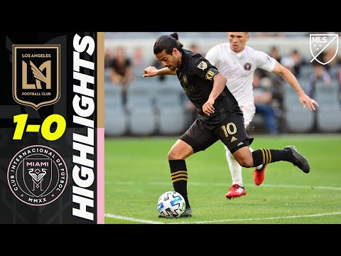 LAFC 1-0 Inter Miami CF | Carlos Vela Chipped Goal & Beckham is Back! | MLS HIGHLIGHTS