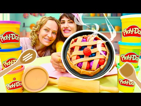 Knetspaß mit Nicole! So machst du einen tollen Play-Doh-Kuchen 🍰👩‍🍳