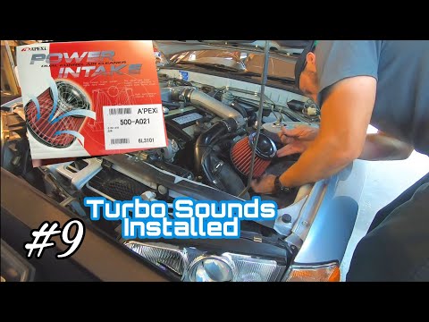 APEXi Power Intake Kit Turbo Sound Install - R32 Nissan Skyline rb20det GTS-T
