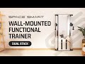 Elevate Your Fitness Routine With The SpaceSmart Wall Mounted Functional Trainer Double Stack