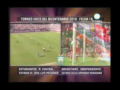 Estudiantes, expulsión de Verón Goles de Argentinos Independiente