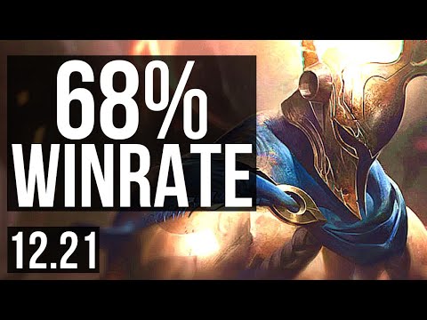 PANTH vs VEIGAR (MID) | 11 solo kills, 68% winrate, Godlike, 14/4/6 | EUW Master | 12.21