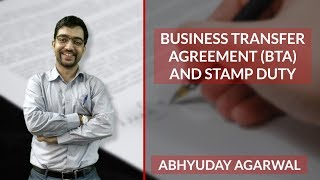 Business transfer agreement (BTA) and stamp duty