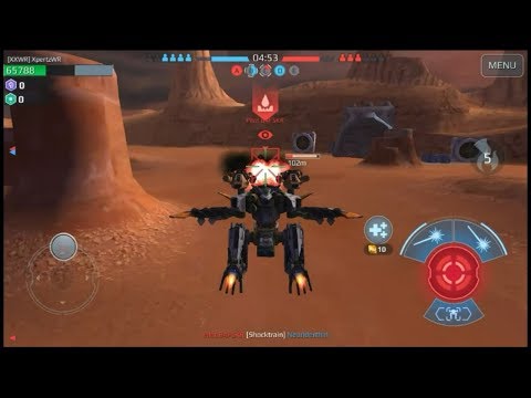 Au Jun with ember. War Robots Test Server