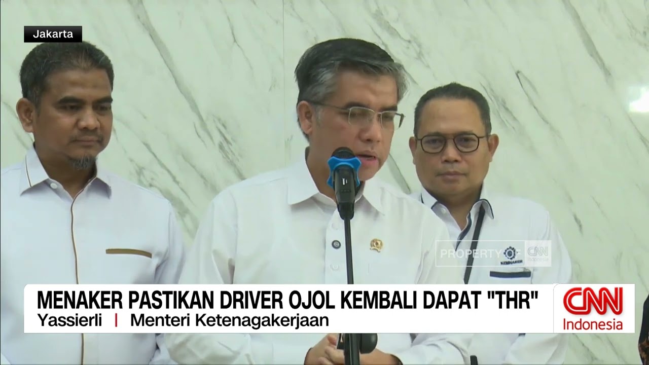 Menaker Pastikan Driver Ojol Kembali Dapat THR