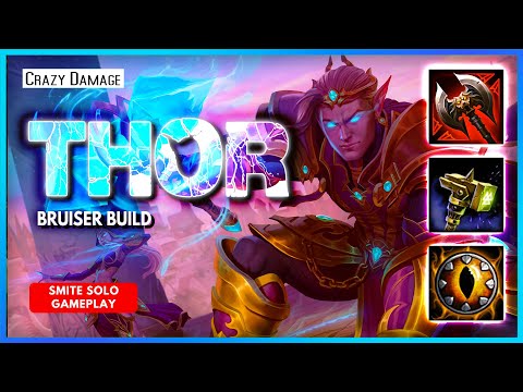 This build makes Thor a TOP TIER SOLO! - Thor Solo SMITE Conquest Gameplay