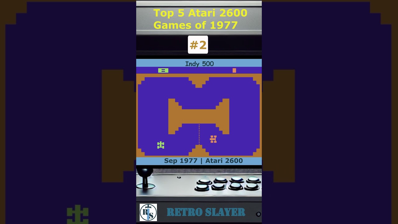 Top 5 Atari 2600 Games Of 1977 By RetroSlayer #bestgames #retrogaming #atari2600