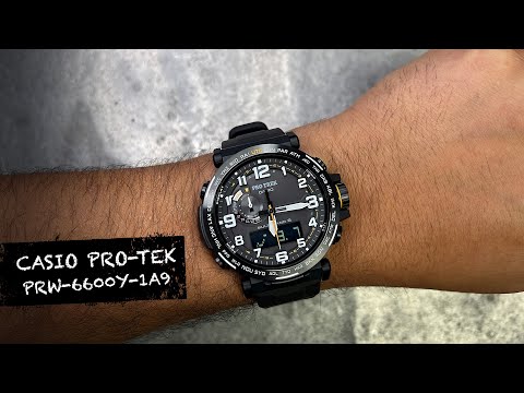 Casio Pro Trek PRW6600Y-1A9 Solar Powered Watch