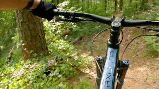 Walmart Schwinn Axum DP with RockShox Recon RL, “Real” MTB Trail Review at Deep Step Trail FATS