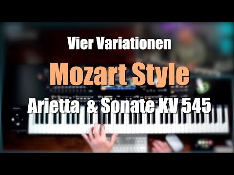 Pa1000/4X/5X - Vier Variationen Mozart Style  # 1031