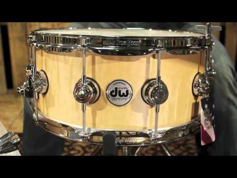 DW Collectors Natural Satin Curly Maple