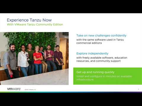 Tanzu Community Edition, 3 Minute Intro