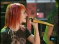 Paramore - For A Pessimist (Live on TRL10/11/07)
