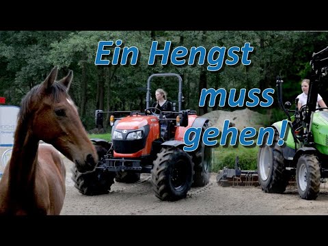 Ein Hengst muss gehen - Neue Technik zur Reitplatzpflege auf Hof Eicheneck | Testbericht