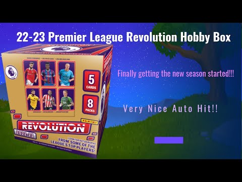 2022-23 Panini EPL Premier League Revolution Soccer Box Review. Finally My First 22-23 Box