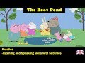 Little CAT Practice English With Peppa Pig EP25 Boat Pond With Subtitles