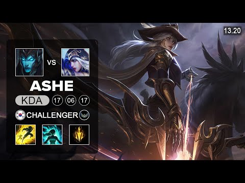 Ashe vs Kalista ADC - KR Challenger - Patch 13.20 Season 13