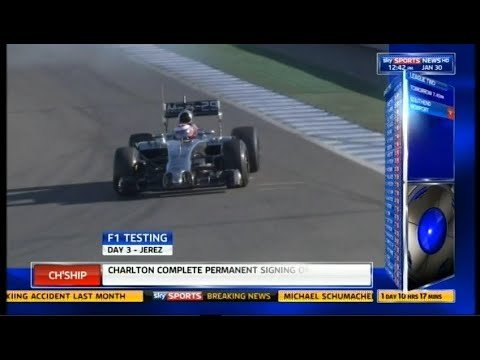 2014 #F1 Pre Season testing - Jerez Test Day 3 (Sky Sports News Reports)