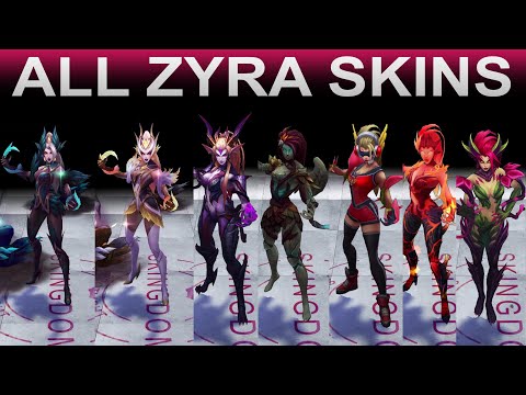 All Zyra Skins Spotlight 2020 (League of Legends)