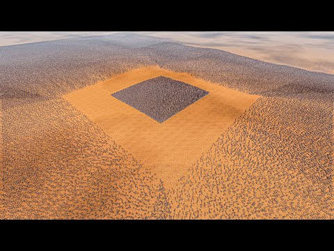 JEDI SURROUNDED BY 1 MILLION EGYPTIAN WARRIORS - Ultimate Epic Battle Simulator 2 UEBS 2