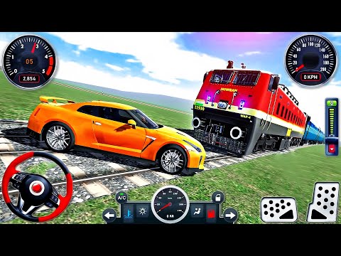 Indian Bikes Driving Simulator 3D - SUV Mahindra, Sport Car and Train 2024 - Android GamePlay #8