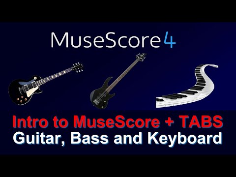 How to Use MuseScore 4 Tutorial for Beginners - Guitar, Bass & Keys. #musescore4 #musescore