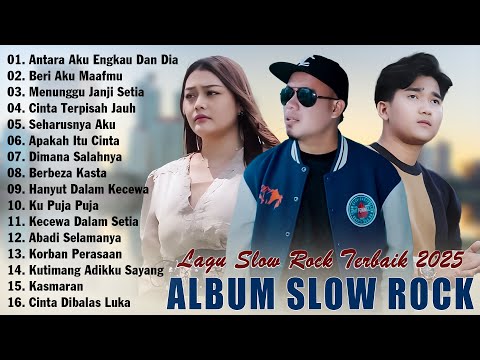 THOMAS ARYA FT. OVHI FIRSTY, ANDRA RTESPATI - ANTARA AKU ENGKAU DAN DIA (SLOW ROCK TERBARU 2025)