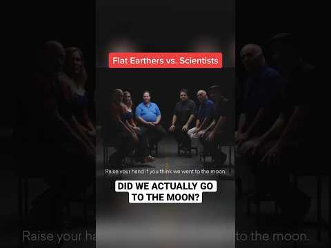 Did we actually go to the moon?🚀 Flat Earthers vs. Scientists #MiddleGround