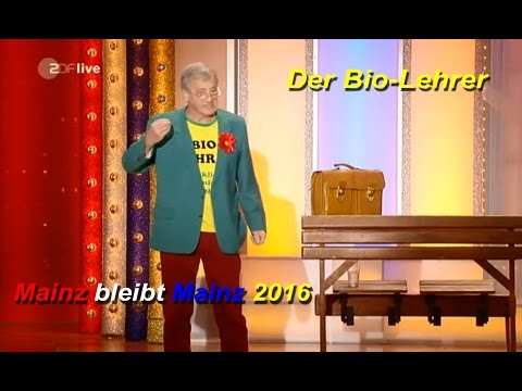Detlev Schönauer als "Bio-Lehrer" bei "Mainz bleibt Mainz" 2016