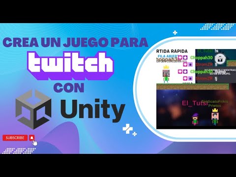 Crea juego Twitch chat con Unity