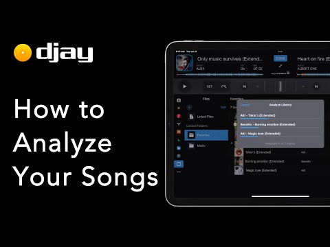 How to Analyze Your Songs | djay for iOS