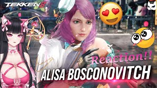 Shes soo cuteee I LOVE HER! - TEKKEN 8 — Alisa Reveal & Gameplay Trailer Reaction!