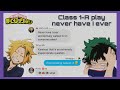 Bnha Mha Never Have I Ever Groupchat Texting Story