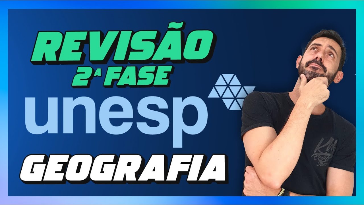REVISÃO UNESP - 2ª FASE: GEOGRAFIA