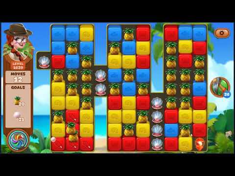 Lost Island Blast Adventure Level 1639 - NO BOOSTERS 🏝️ | SKILLGAMING ✔️