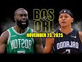 Boston Celtics Vs Orlando Magic Full Game Highlights November 23 2025 NBA Season