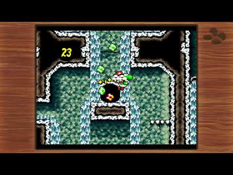 Yoshi's Island SNES Mini - Level Extra 4 The Impossible? Maze 100 pts.