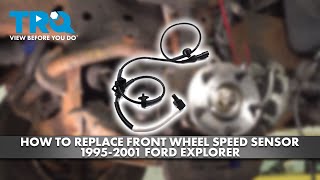 How to Replace Front Wheel Speed Sensor 1995-2001 Ford Explorer
