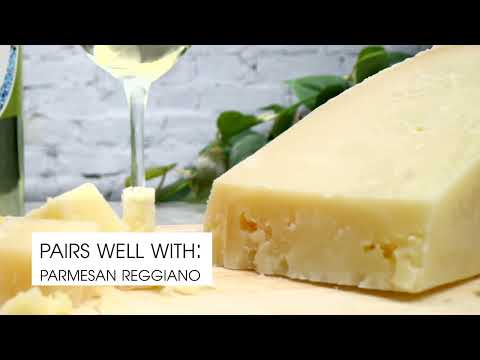 Dellatori Pinot Grigio with recommended cheese pairing