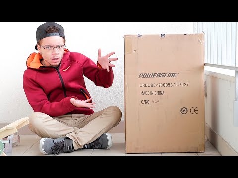 POWERSLIDE Sent me a HUGE Box !! -UNBOXING-