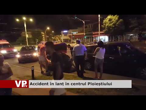 Accident în lanț în centrul Ploieștiului