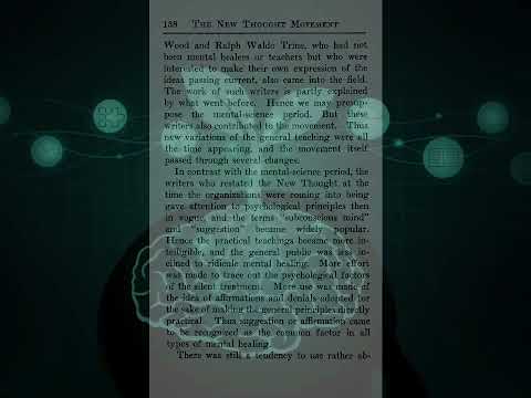 A History of the New Thought Movement(V2:With Pages): Ch. 7 "The New Thought"