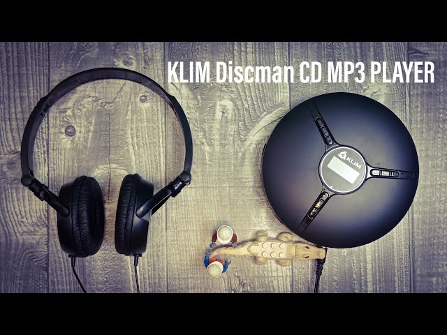 Vídeo relacionado con KLIM Discman Reproductor CD portatil con batería Interna - Incluye Auriculares KLIM Fusion - CD Player Mini Compacto, Personal, Compatible con CD-R, CD-RW y MP3 - Negro