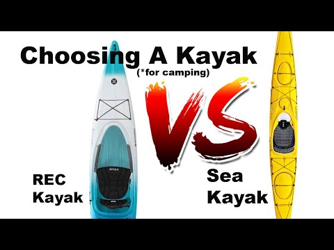 Choosing a kayak - Recreation Vs Touring