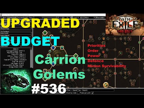 [Path of Exile] *Upgraded Budget* 3.12 Carrion Golem Build Guide - 536