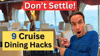 These 9 Cruise Dining Hacks Save Money AND Time