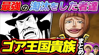 【 ワンピース 】ルフィ出身国のヤバいやつら！？ゴア王国貴族まとめ！ONE PIECE